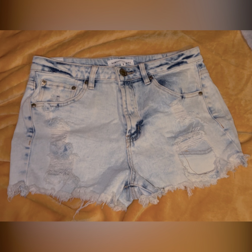 Denim shorts